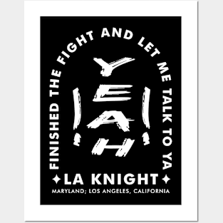 LA Knight Vintage style Posters and Art